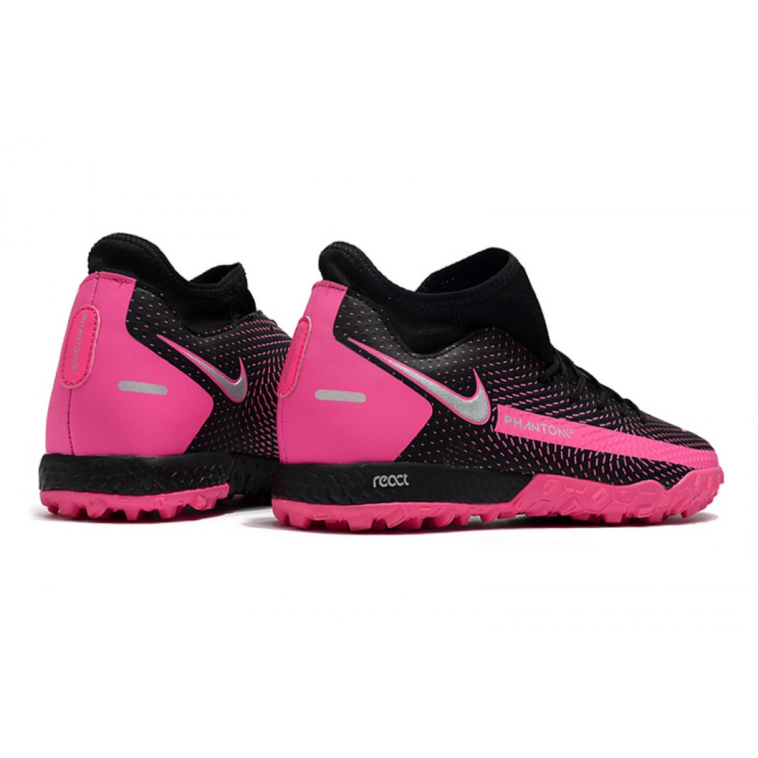 black and pink phantom cleats